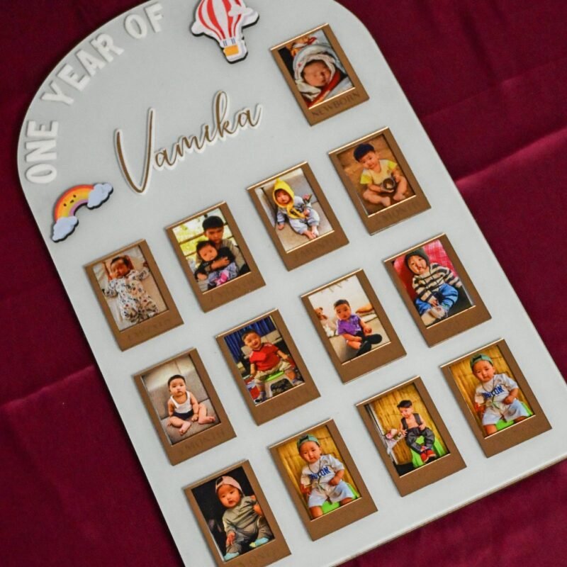 Baby Photo Board-Arch Shape